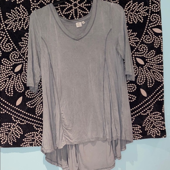 Saint Tropez West Tops - Women’s grey tunic top super comfortable